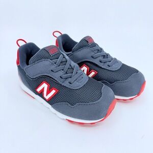 NIB New Balance 515 New-B Hook And Loop Toddler Boy Sneakers 8 Blue Red